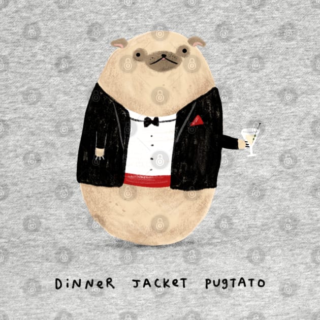 Dinner Jacket Pugtato by Sophie Corrigan